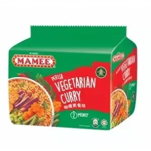 Mamee Perisa Vegetarian Curry Instant Noodle - 5x78g