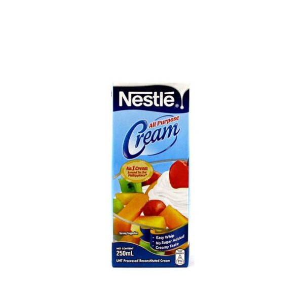 Nestle all purpose cream 250ml Nestle All Purpose Cream, UHT Processed Reconstituted Cream 250ml - Image 1
