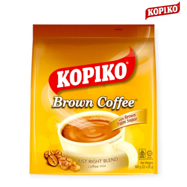 image-PhotoRoom - 2024-01-08T204608.884 Kopiko Brown Coffee & Mix (22'sx25g) - 550g - Image 1