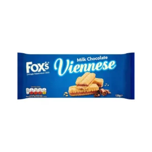 Fox's Viennese Milk Chocolate Filled Biscuits 120gm