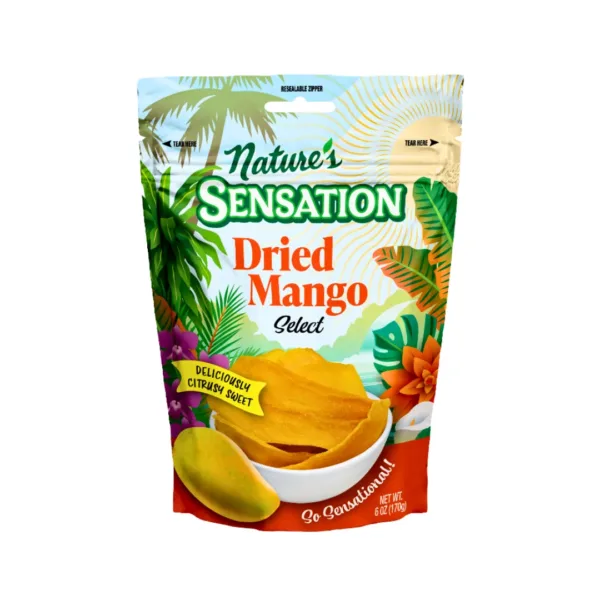 Nature's Sensation Dried Mango - 170gm - Image 1