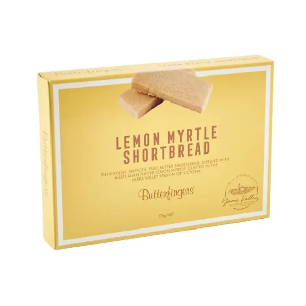 Butterfingers Lemon Myrtle Shortbread - 175g Butterfingers Lemon Myrtle Shortbread - 175g - Image 1