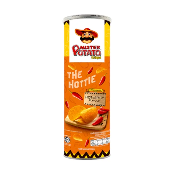 Mister Potato Crisps Hot & Spicy Flavour -145g - Image 1