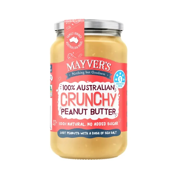 Mayver's Crunchy Peanut Butter Spread - 375g Mayver's Crunchy Peanut Butter Spread - 375g - Image 1