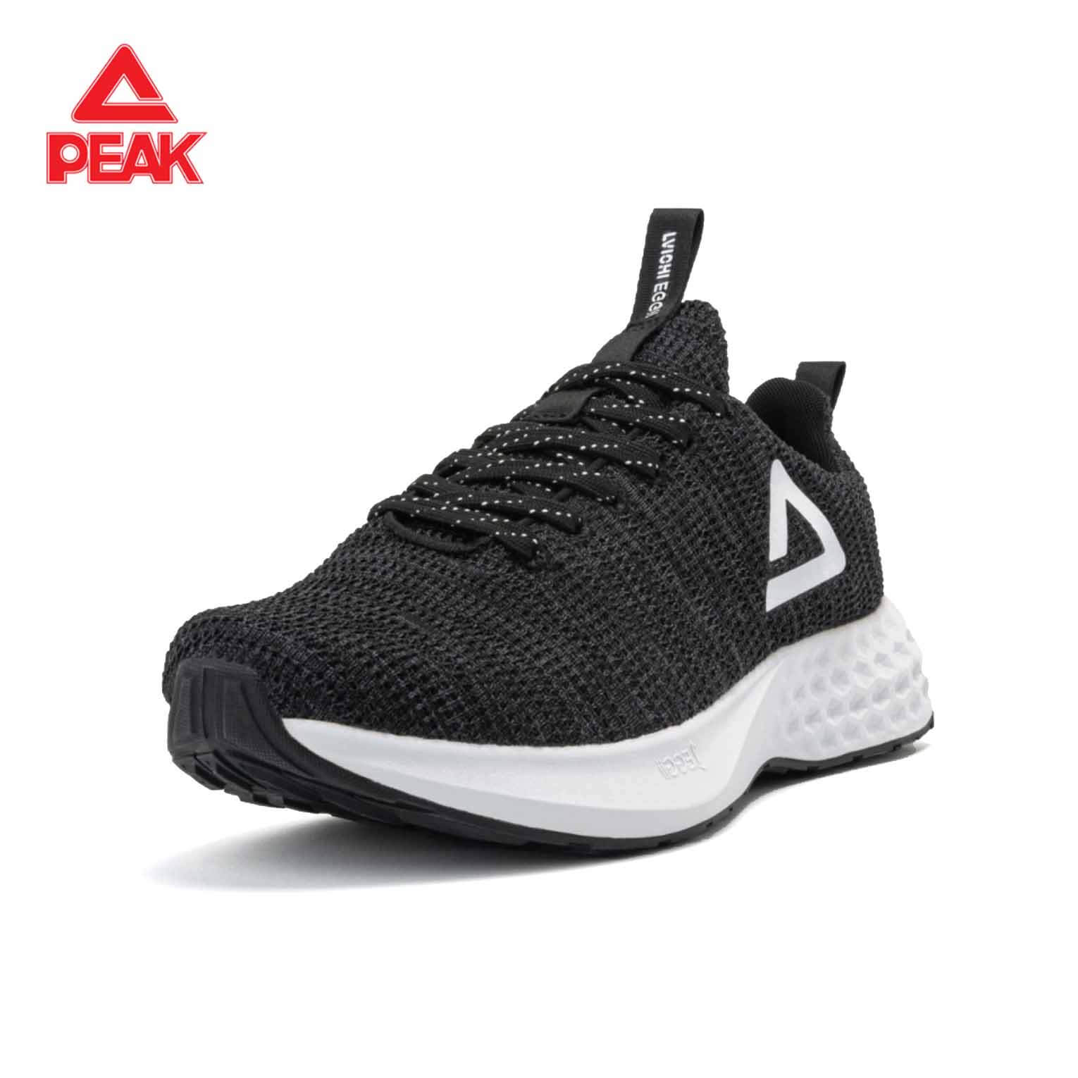 Peak Taichi EGGII Unisex Sports Running Shoes Black/White EW0217H ...