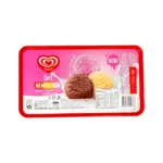 Walls 3in1 Neapolitan Chocolate,Strawberry,Vannilla Flavour - 1.5L