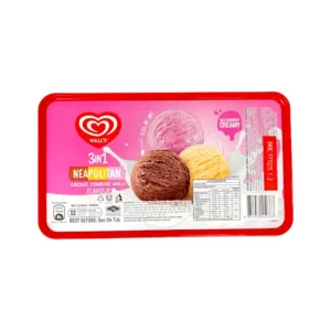 Walls 3in1 Neapolitan Chocolate,Strawberry,Vannilla Flavour - 1.5L
