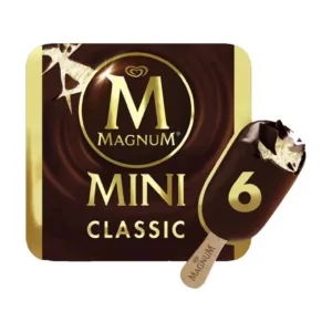 Walls Magnum Mini Classic Stick Ice Cream 270ml (6s)