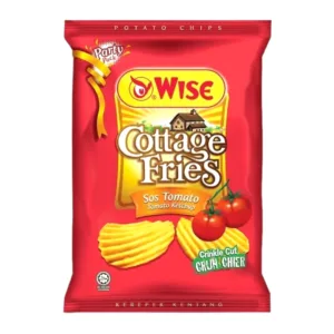 Wise Cottage Fries Sos Tomato Ketchup Crinkle Cut Crunchier 160g
