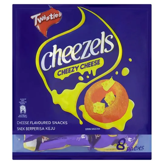 Cheezels Cheezy cheese 8 x 15g Cheezels Original Cheese 8 x 15g - Image 1