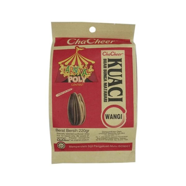 Cha Cheer Dried Sunflower Seed Snacks, Kuaci 220gm Pack - Image 2