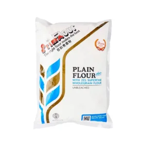 Prima Plain Flour Plus With 25% Superfine Wholegrain Flour 1kg