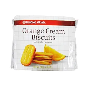 Khong Guan Orange Cream Biscuits 200g