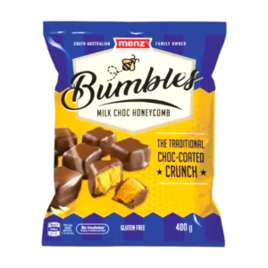 Menz Bumbles Milk Choc Honeycomb 400g
