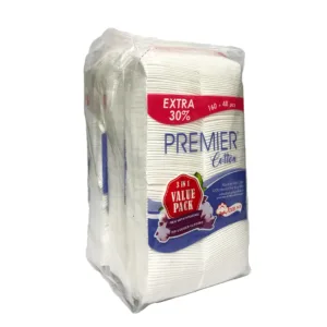 Premier Facial Cotton 3 in 1 Value Pack 208 Pcs