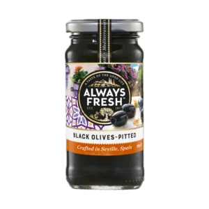 Always Fresh Black Olives Pitted - 220g