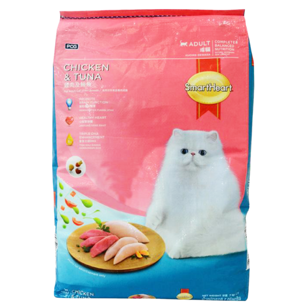 SmartHeart Chicken & Tuna Dry Cat Food 7KG – Shopifull