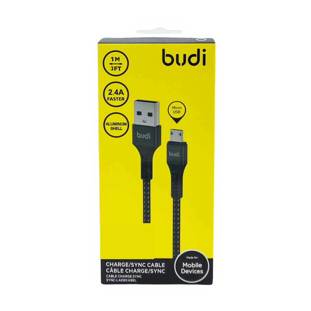 Budi Micro USB to USB Charge & Sync Cable – Shopifull