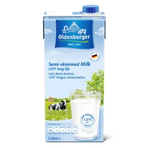 Oldenburger Long-Life UHT 1.5% Semi-Skimmed Milk 1 Litre