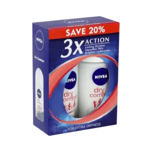 Nivea Roll On Dry Comfort 2 x 50ml