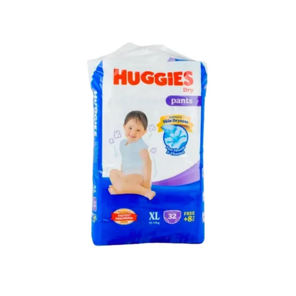 Huggies Dry Pants XL 12-17 kg - 32+Free 8 pcs Huggies Dry Pants XL 12-17 kg - 32+Free 8 pcs - Image 1