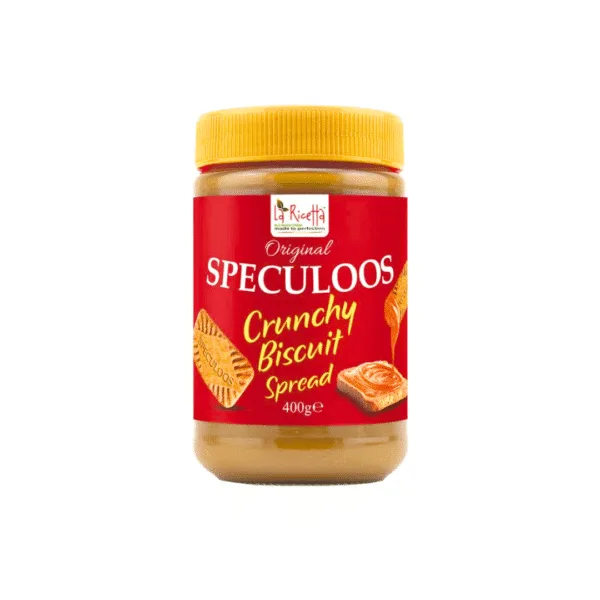La Ricetta Original Speculoos Crunchy Biscuit Spread - 400g - Image 1