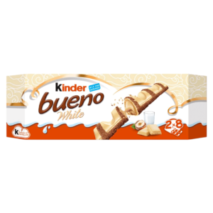 Kinder Bueno White Milk & Hazelnuts 2 x 8  312g