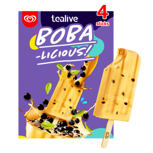 Walls Tealive Boba Licious x 4 Sticks 65ml Walls Tealive Boba-Licious x 4 Sticks 65ml - Image 1