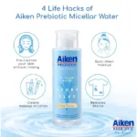 Aiken Prebiotic Micellar Water Hydra Plus With Rice Water 300ml - Image 2