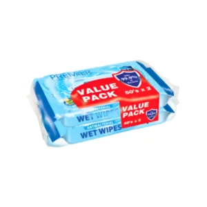 Premier Sanitizing Wipes 50s x 2 pack