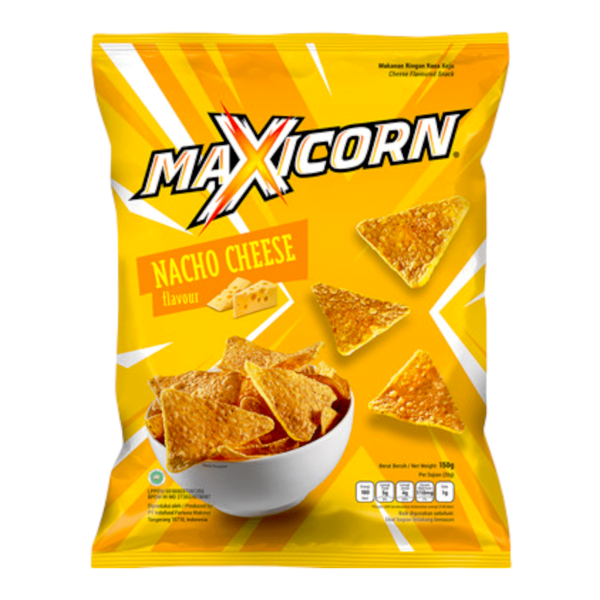 Maxicorn Nacho Cheese flavour (2x160g) - Image 1