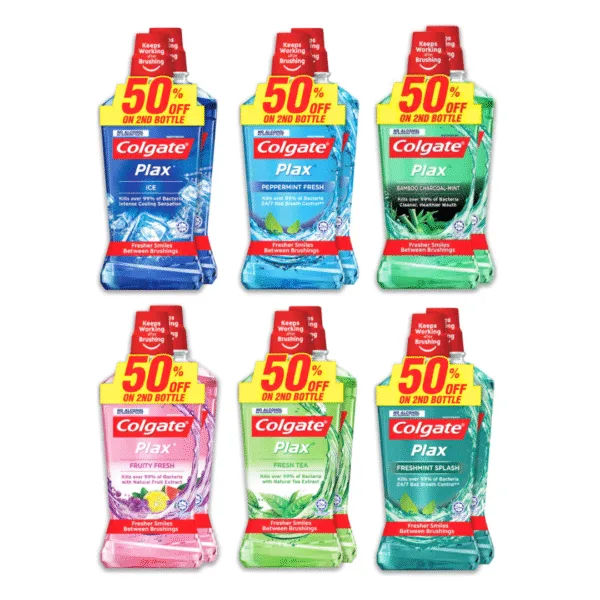 Colgate Plax Fresh Mouth Wash [2packs] - 750ml - Image 1