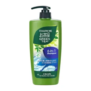Follow Me Green Tea 6-in-1 Shampoo Healthy Hair & Scalp 650ml