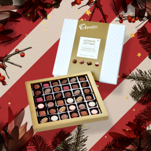 Chocolatier Ultimate Gift Box 36 Assorted Milk & Dark Chocolates 380g