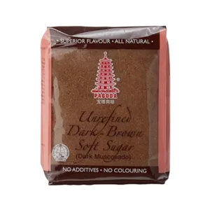 Pagoda Unrefined Dark Brown Soft sugar 500g
