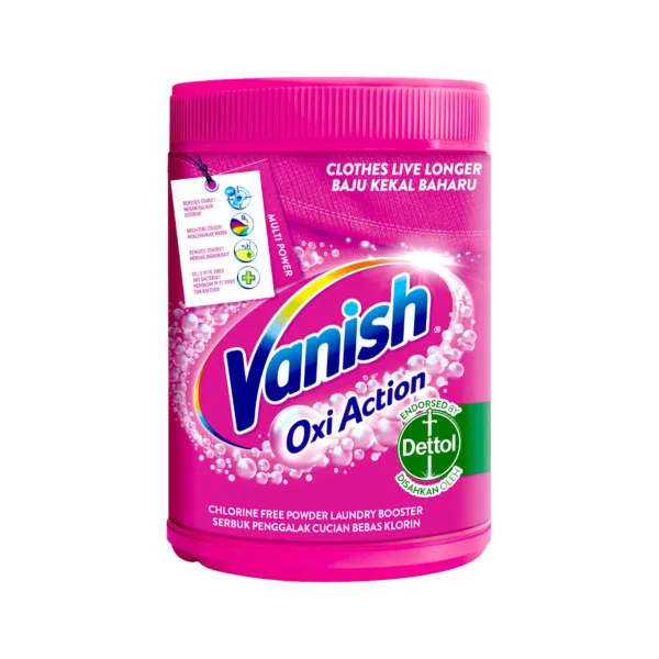 Vanish Oxi Action Stain Remover Powder - 900g Vanish Oxi Action Stain Remover Powder - 900g - Image 1
