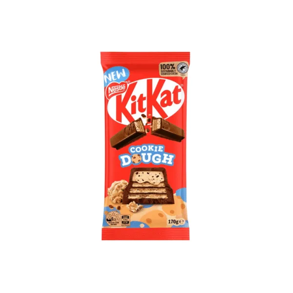 Nestle KitKat Cookie Dough Chocolate Bar - 170g Nestle KitKat Cookie Dough Chocolate Bar - 170g - Image 1