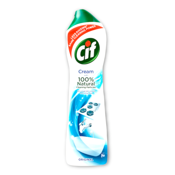 Cif Cream With 100% Natural Cleaning Particles Original 500ml Cif Cream With 100% Natural Cleaning Particles Original 500ml - Image 1