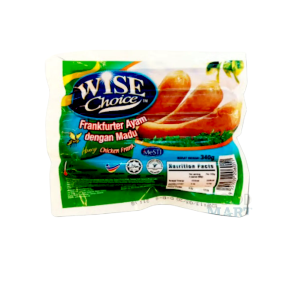 Wise Choice Frankfurter Ayam Honey Chicken 340g Wise Choice Frankfurther Ayam Honey Chicken 340g - Image 1