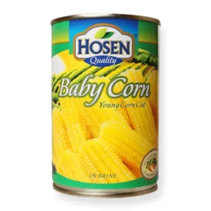 Hosen Quality Baby Corn Young Corn Cut 400g