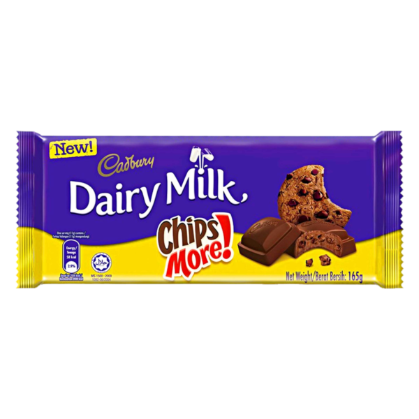 Cadbury Dairy Milk Chips More 165g Cadbury Dairy Milk Chips More 165g - Image 1