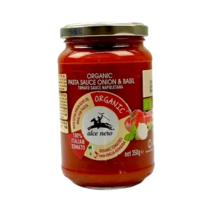 Alce Nero Organic Pasta Sauce Onion & Basil Tomato Sauce Napoletana 350g