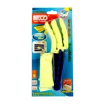 Neco Plastic Microfiber Window Blinds/Air-Conditioning Frills Cleaning Brush with Refill Brush Head, Standard, Blue and Yellow