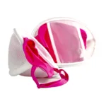 Jh Mesh 2 Compartment Bra Wash Bag Size : (l9" x w6" x H7")
