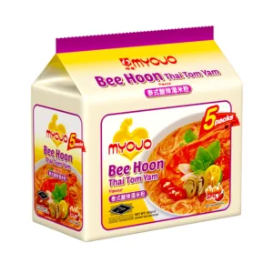 Myojo Bee Hoon Thai Tom Yam Spicy Flavour 5Pcsx60g (Mee)
