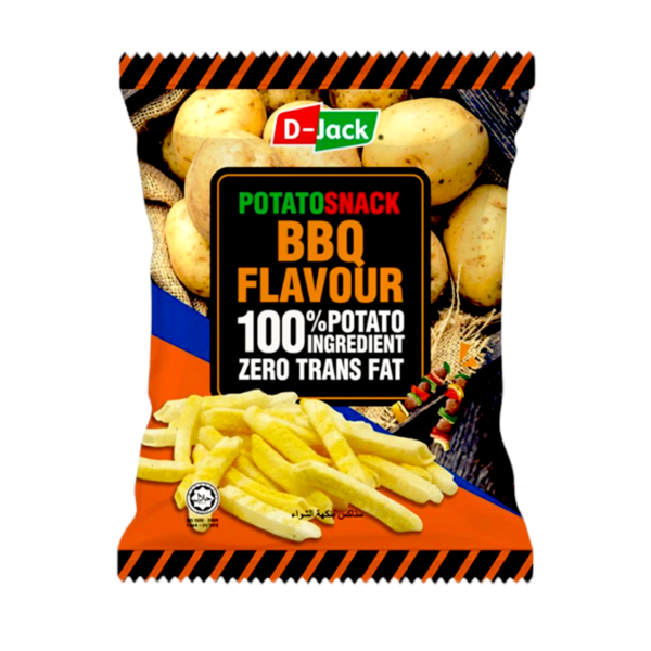D-Jack Potato Snack Bbq Flavour 130gm D-Jack Potato Snack Bbq Flavour 130gm - Image 1