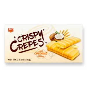 Chun Guang Crispy Crepes With Coconut filling 3.5 Oz 100g