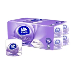 Vinda Prestige 4D Deco Embossed Toilet Tissues 3Ply [3800Sheets] - 16+4Free Rolls