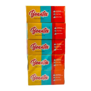 Beautex 3Ply Facial Tissue 100s x 5Pcs