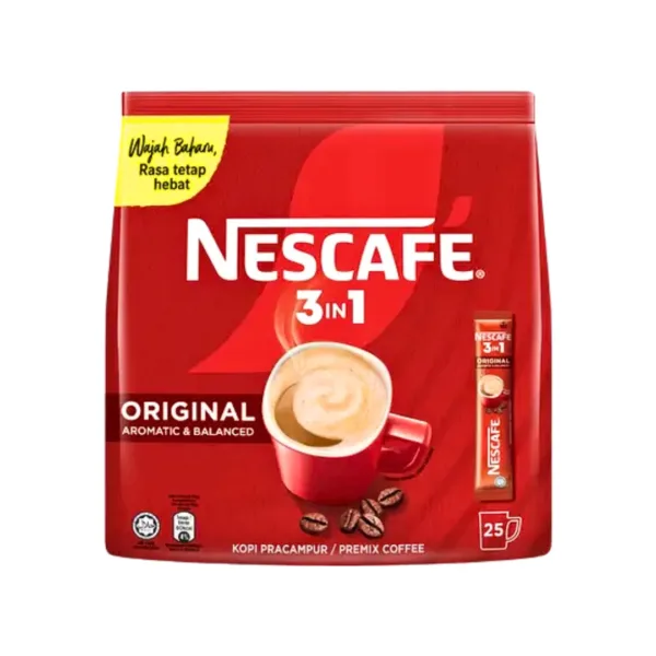 Nescafe 3in1 Original Aromatic & Balanced - 25stick x18g - Image 1